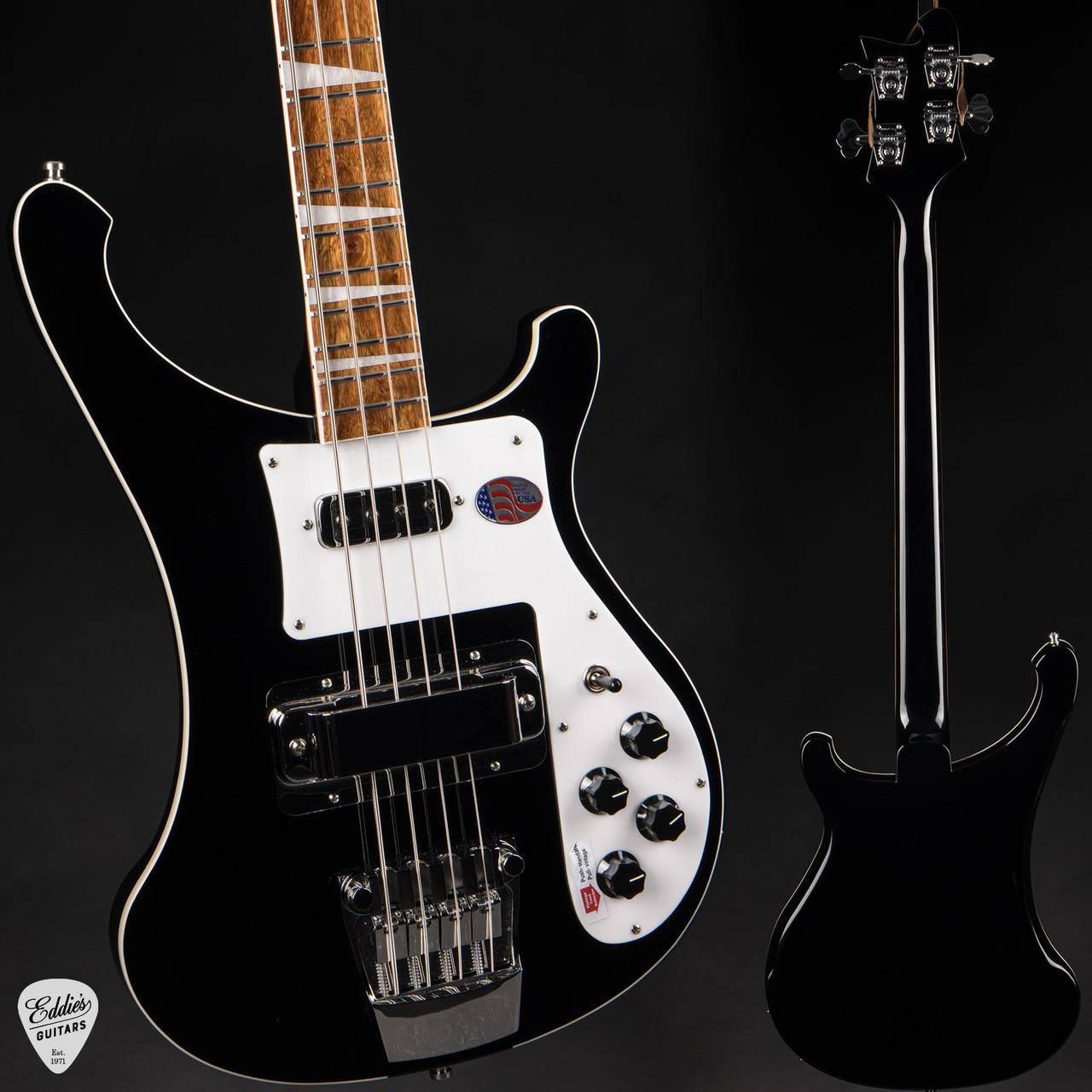 Rickenbacker ベース jetglo 4003 リッケン ビートルズ Rickenbacker 4003 - Jet Glo #2442708 - Eddie's Guitars