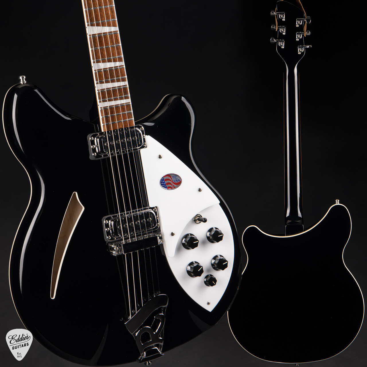 Rickenbacker 360 - Jet Glo #2441710 - Eddie's Guitars