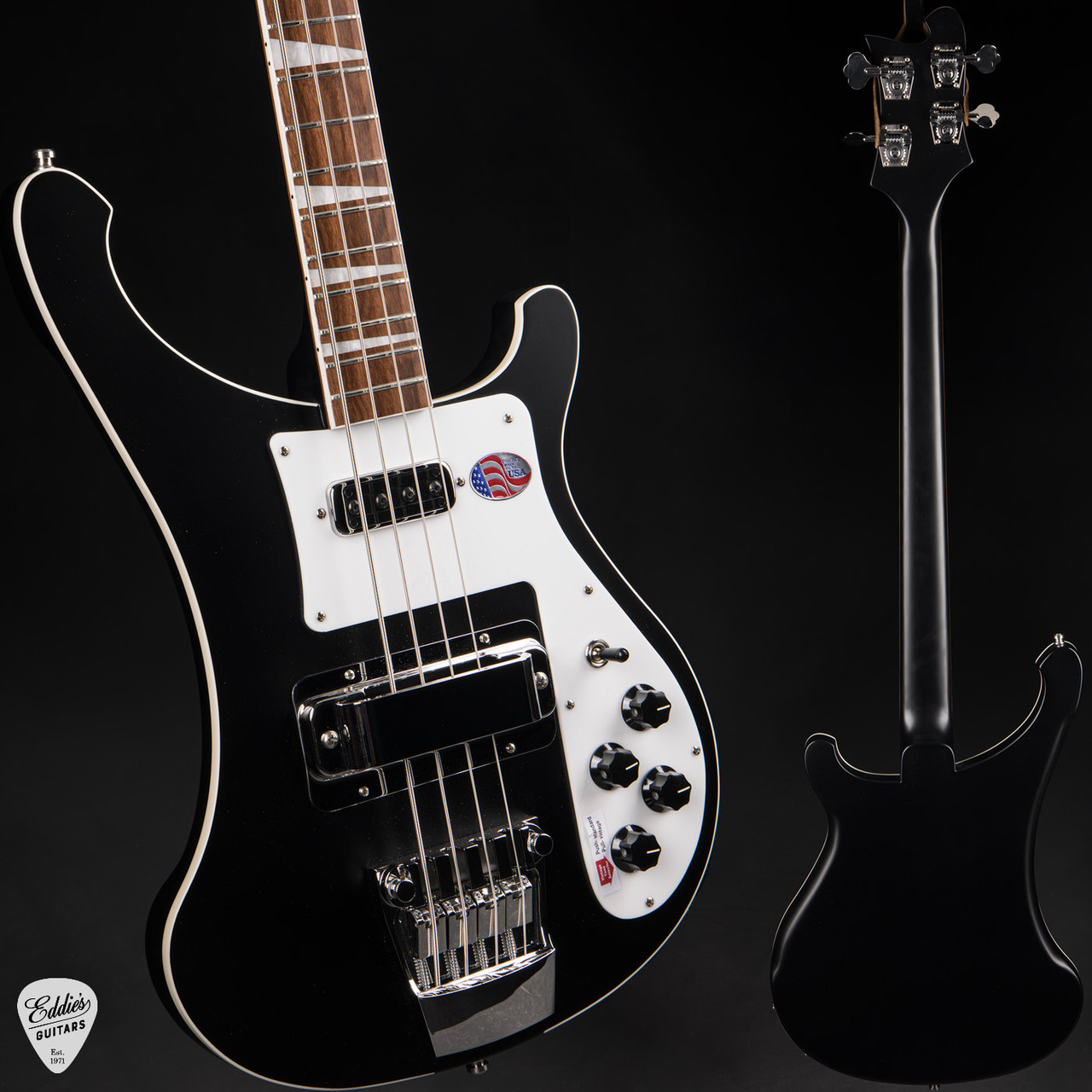 Rickenbacker 4003 - Matte Black #2436767 - Eddie's Guitars