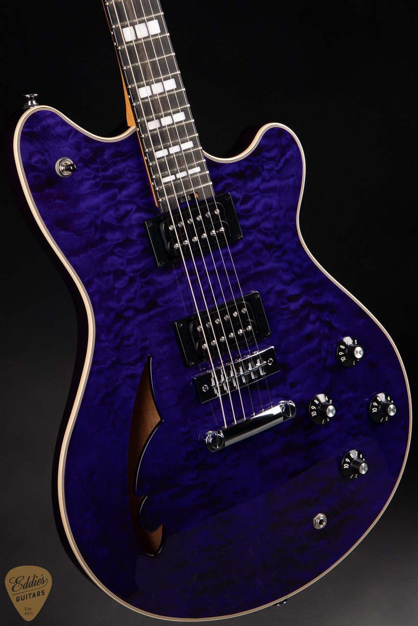 BCrich イーグル580ギター パープル EVH SA-126 Special QM - Transparent Purple #SA126241369 - Eddie's