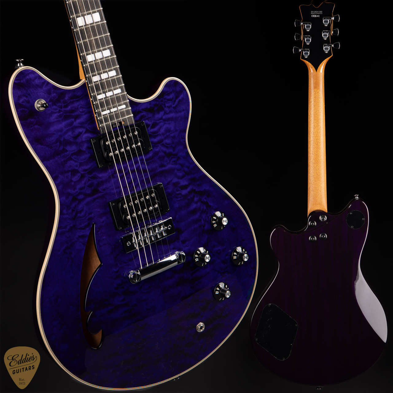 EVH SA-126 Special QM - Transparent Purple #SA126241369 - Eddie's