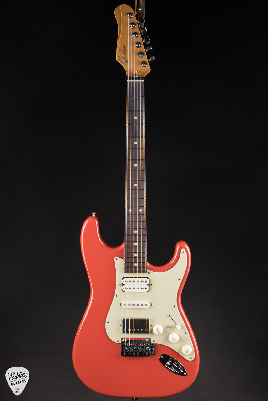 Suhr Classic S Antique Roasted - Fiesta Red #82555 - Eddie's Guitars