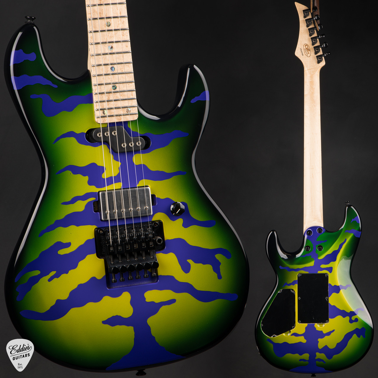 G&L Custom Shop Rampage - Acid Tiger - Eddie's Guitars
