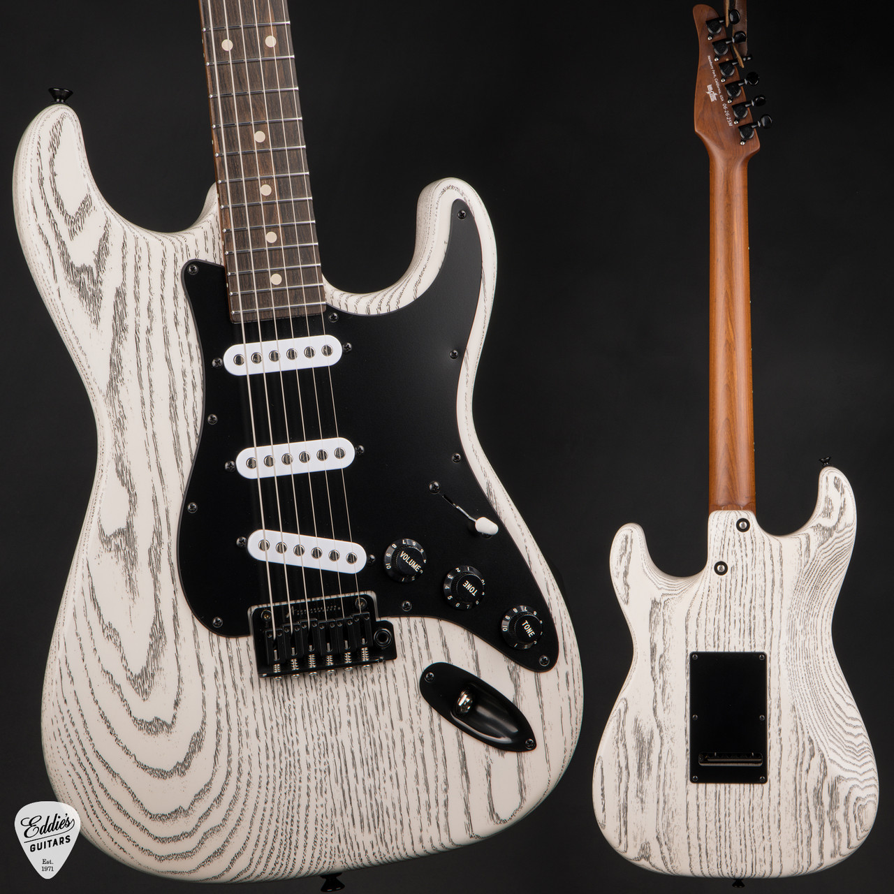Tom Anderson Icon Classic - White with Black Dog Hair - Eddie's