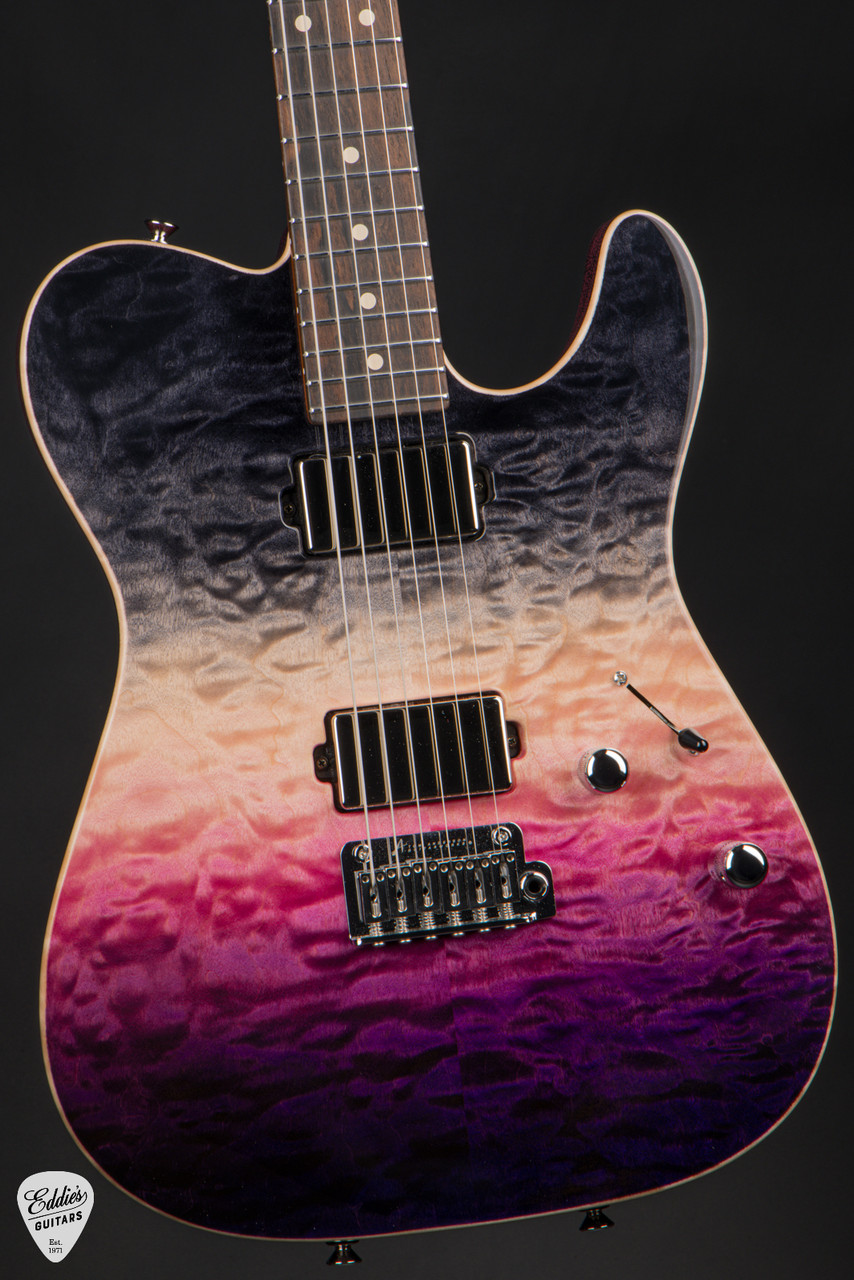 Tom Anderson Top T - Cosmic Purple Double Wipeout - Eddie's Guitars