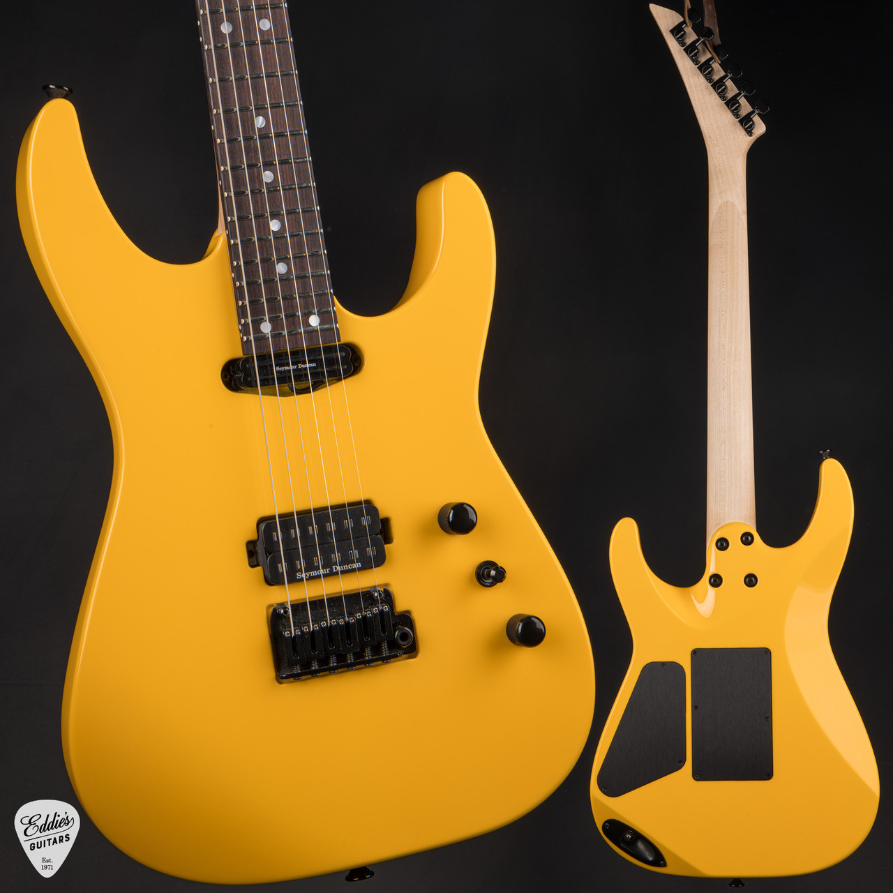 Charvel Custom Shop USA DK24 - Taxi Cab Yellow - Eddie's Guitars