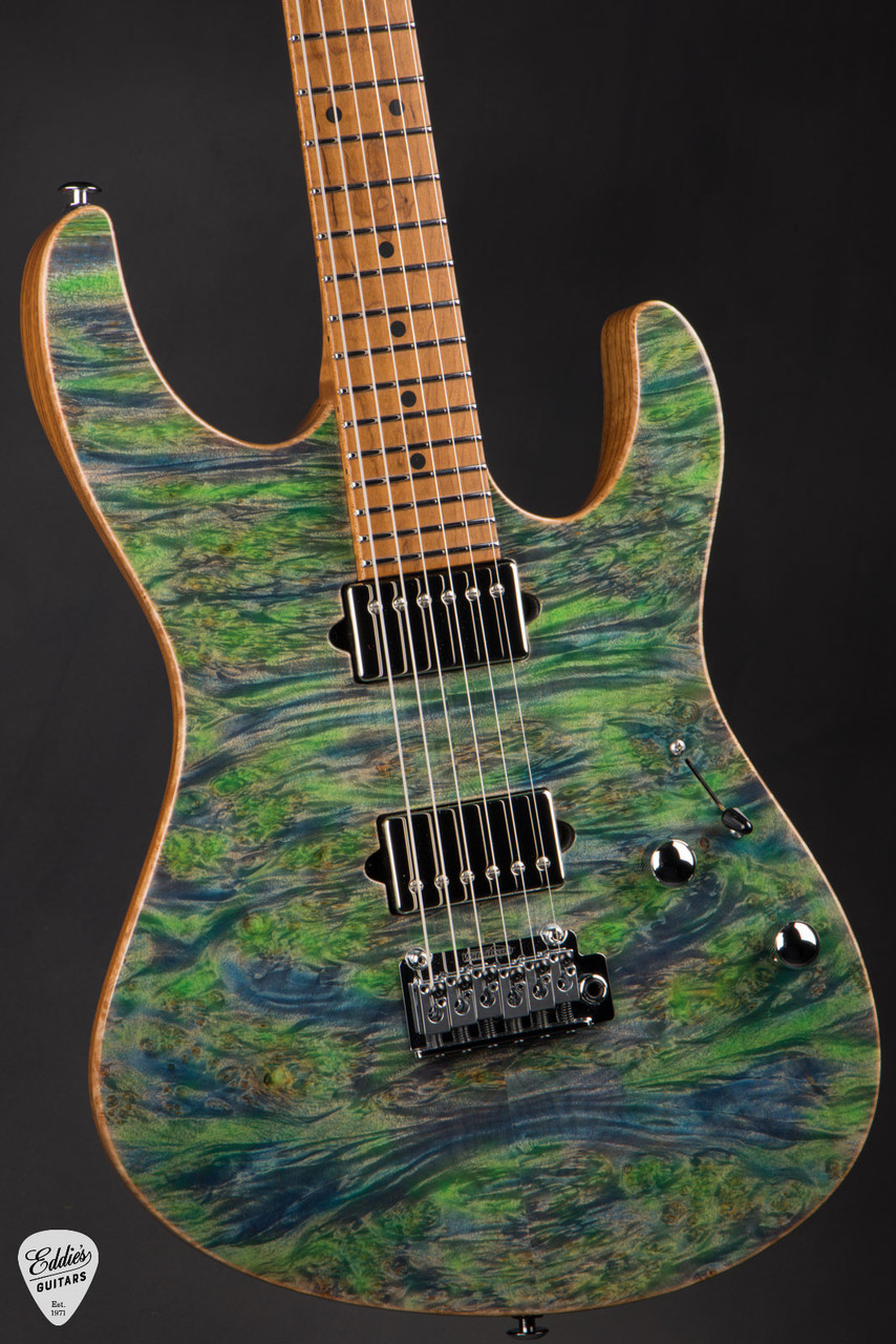 ギター suhr modern Suhr Modern Roasted Burl Maple - Trans Algae - Eddie's Guitars