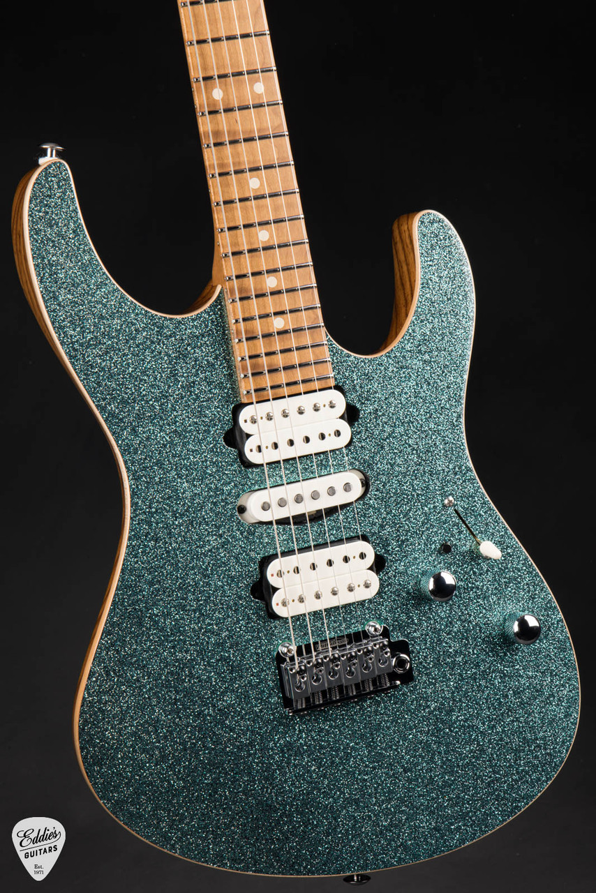 Suhr Modern Roasted - Aqua Sparkle - Eddie's Guitars