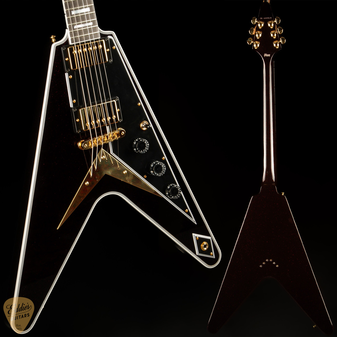 Gibson Custom Shop Made 2 Measure Flying V Custom Gloss Brunswick