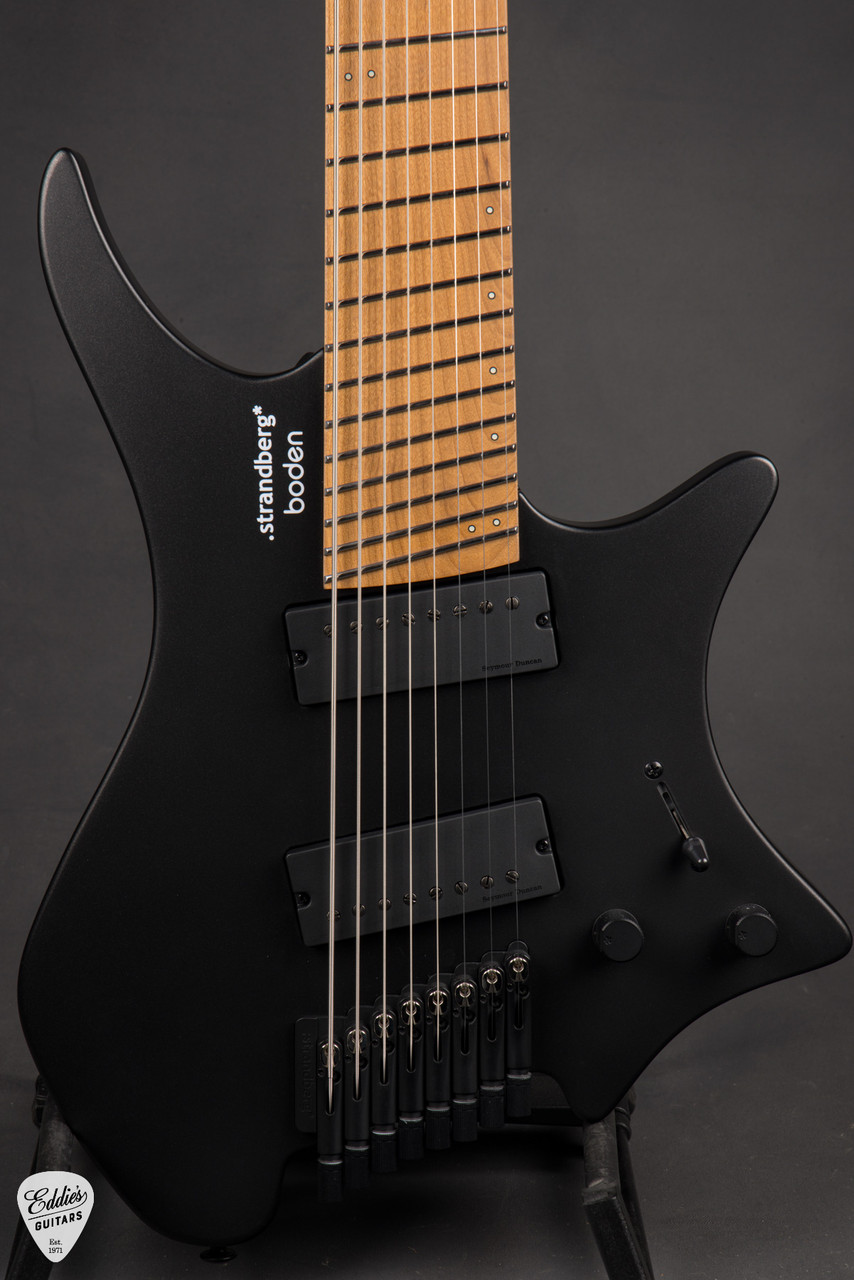 .strandberg* Boden エレキギター ブラック Strandberg Boden Standard N2.8 - Black Satin Metallic - Eddie's