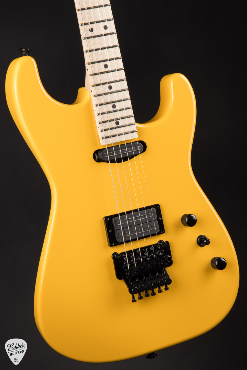 Charvel USA Custom Shop San Dimas HS Floyd Rose - Taxi Cab Yellow