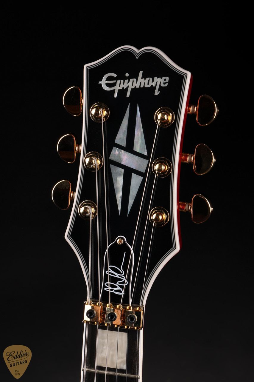 Epiphone Alex Lifeson Les Paul Custom Axcess Ruby 9.0 #24011520130