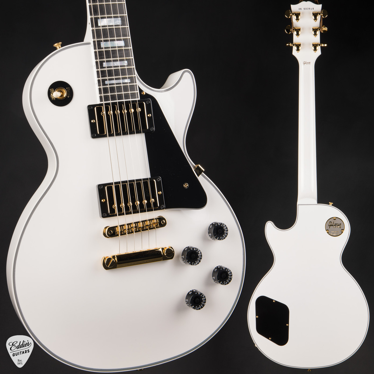 Gibson Custom Shop Les Paul Custom Gloss Alpine White 10.4