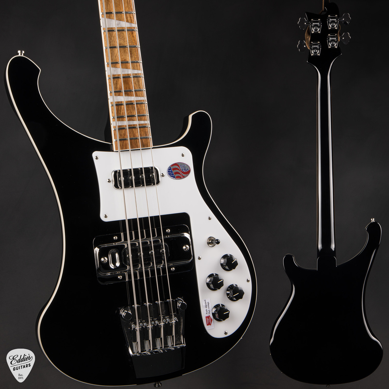 Rickenbacker 4003 - Jet Glo #2527696 - Eddie's Guitars