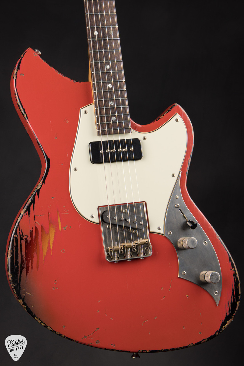 Novo Serus T - Fiesta Red over '64 3-Tone Burst - Eddie's Guitars