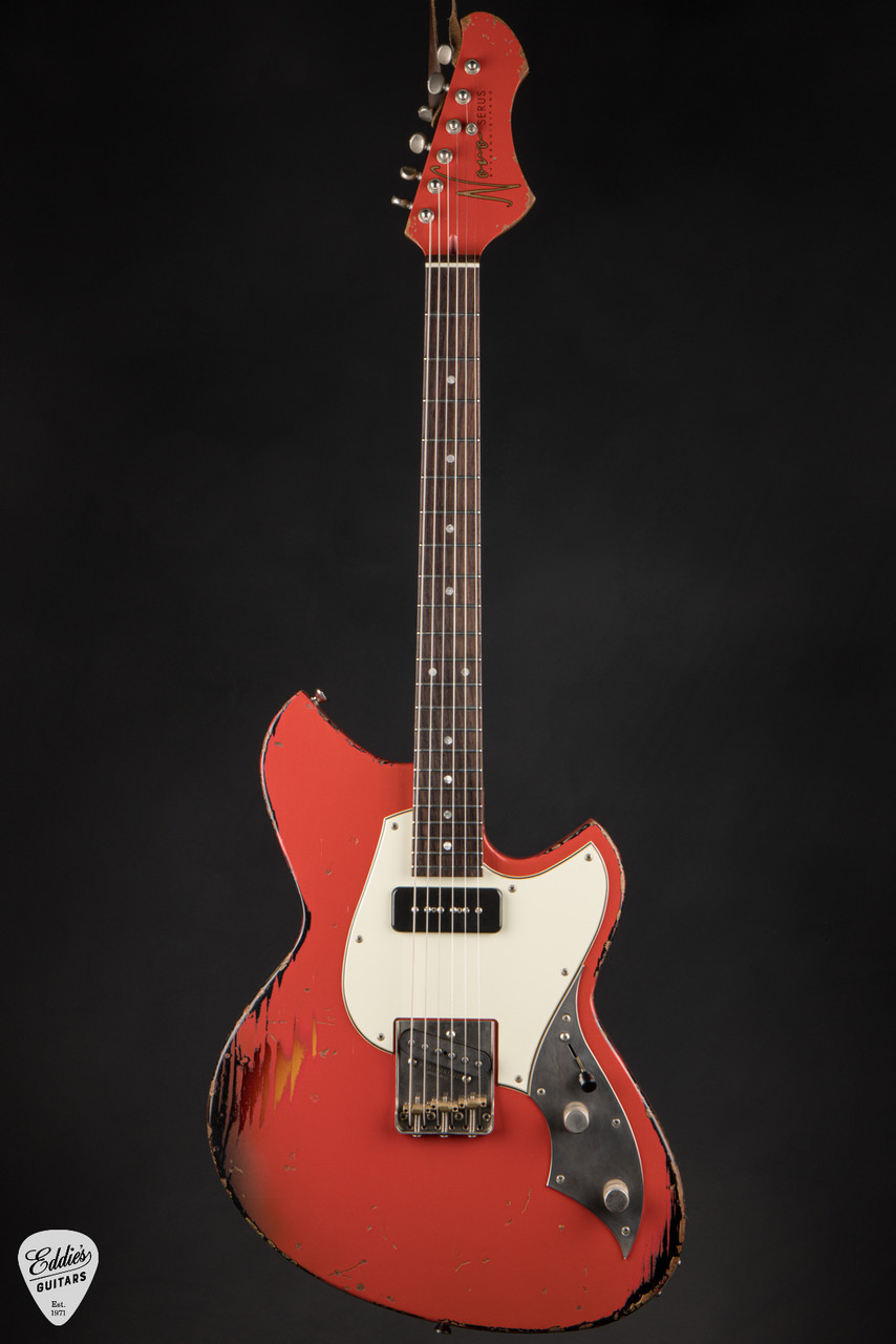 Novo Serus T - Fiesta Red over '64 3-Tone Burst - Eddie's Guitars