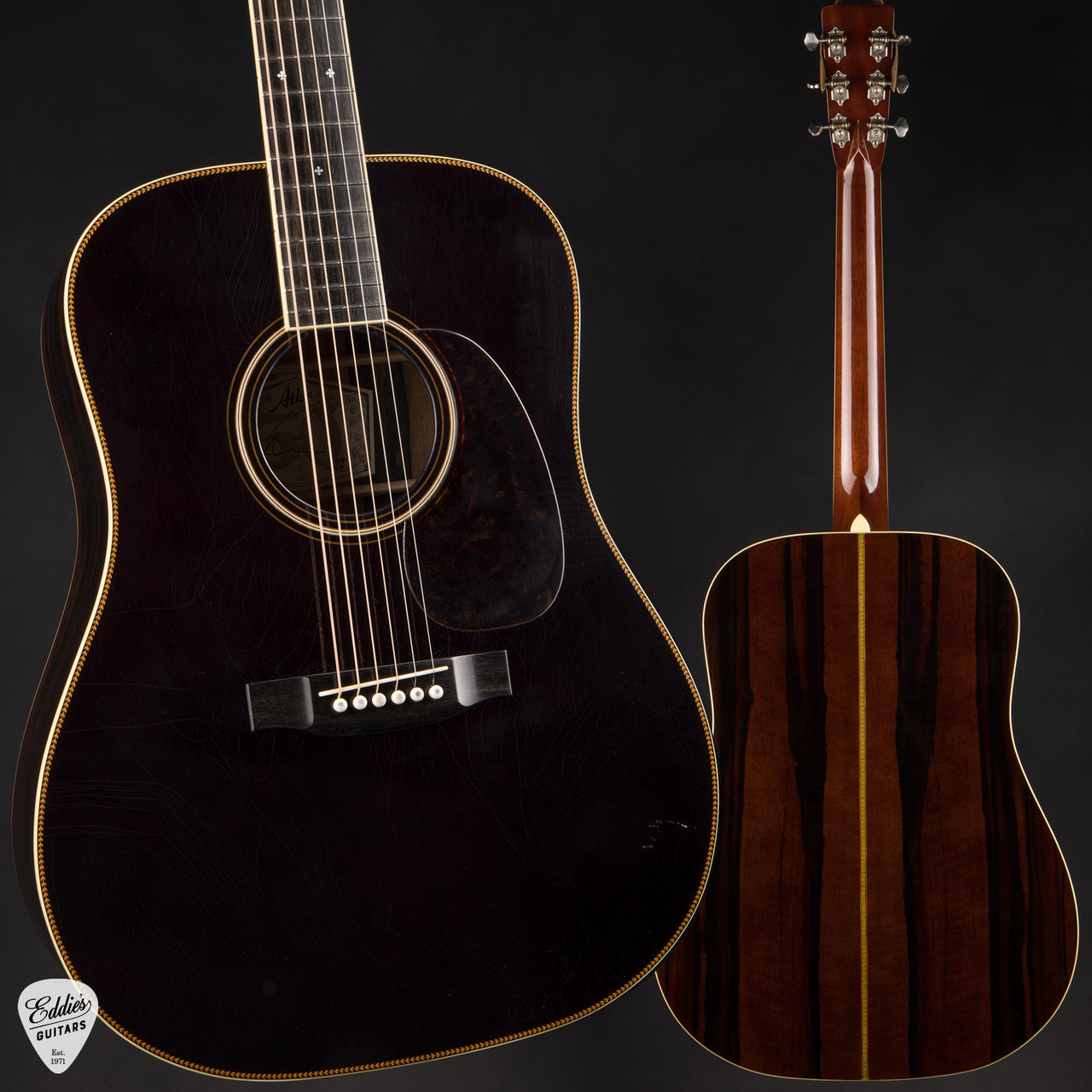 Atkin guitarD37-A　美品　エイジド加工 Atkin D37 Black Top - Baked Adirondack Spruce & Macassar Ebony