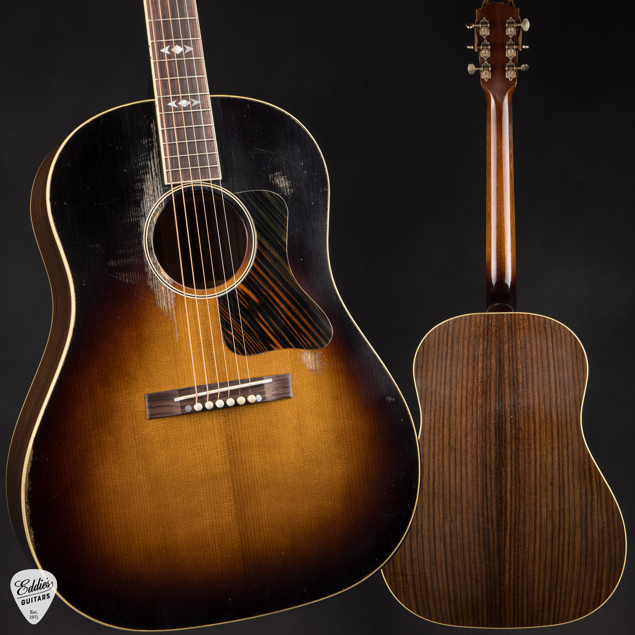 Gibson Murphy Lab 1936 Advanced Jumbo Heavy Aged Vintage Sunburst