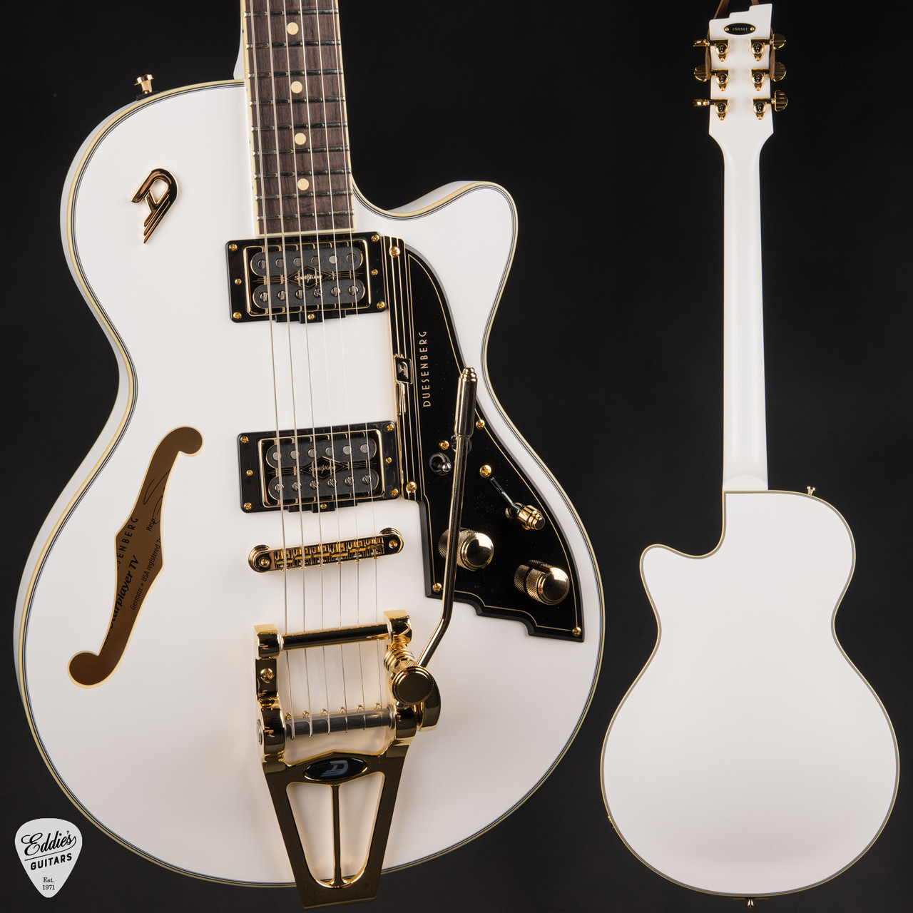 Duesenberg デューセンバーグ　Starplayer TV Duesenberg Starplayer TV - White Velvet - Eddie's Guitars