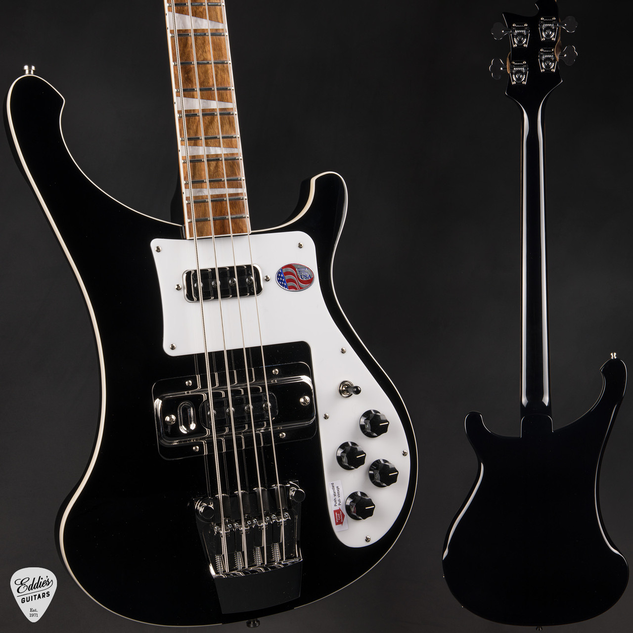 Rickenbacker 4003 - Jet Glo #2527682 - Eddie's Guitars