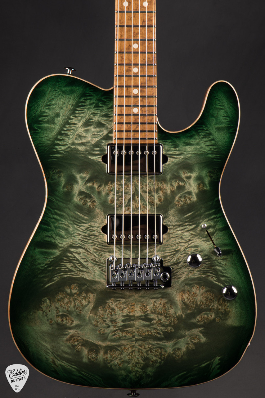 Suhr Modern T - Waterfall Burl Maple & Roasted Swamp Ash - Faded