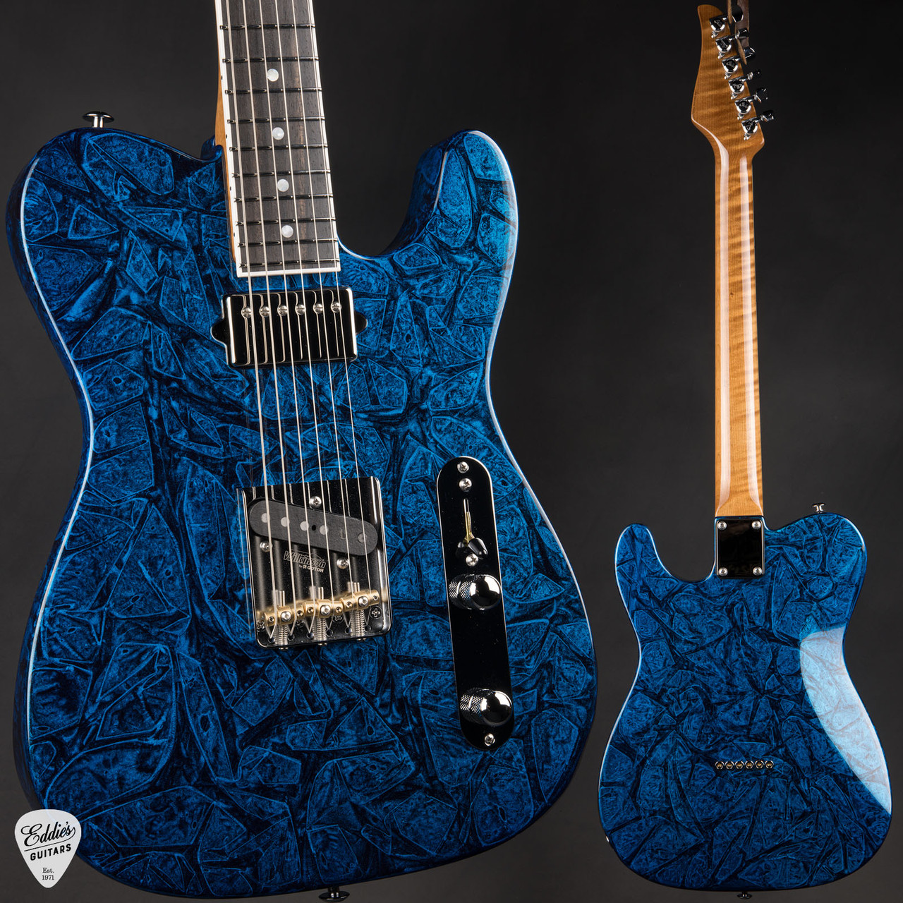Suhr Eddie's Guitars Exclusive Roasted Classic T - Blue Web