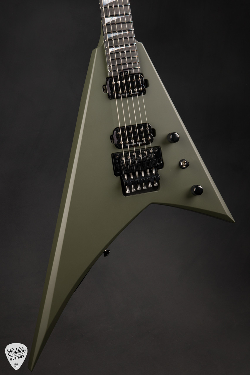 Jackson American Series Rhoads RR24 - Matte Army Drab - Eddie's