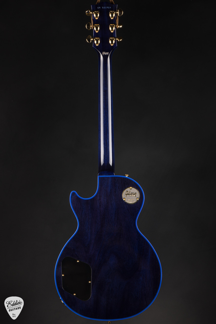 Gibson Custom Shop PSL Les Paul Custom Figured Blue Widow 9.11