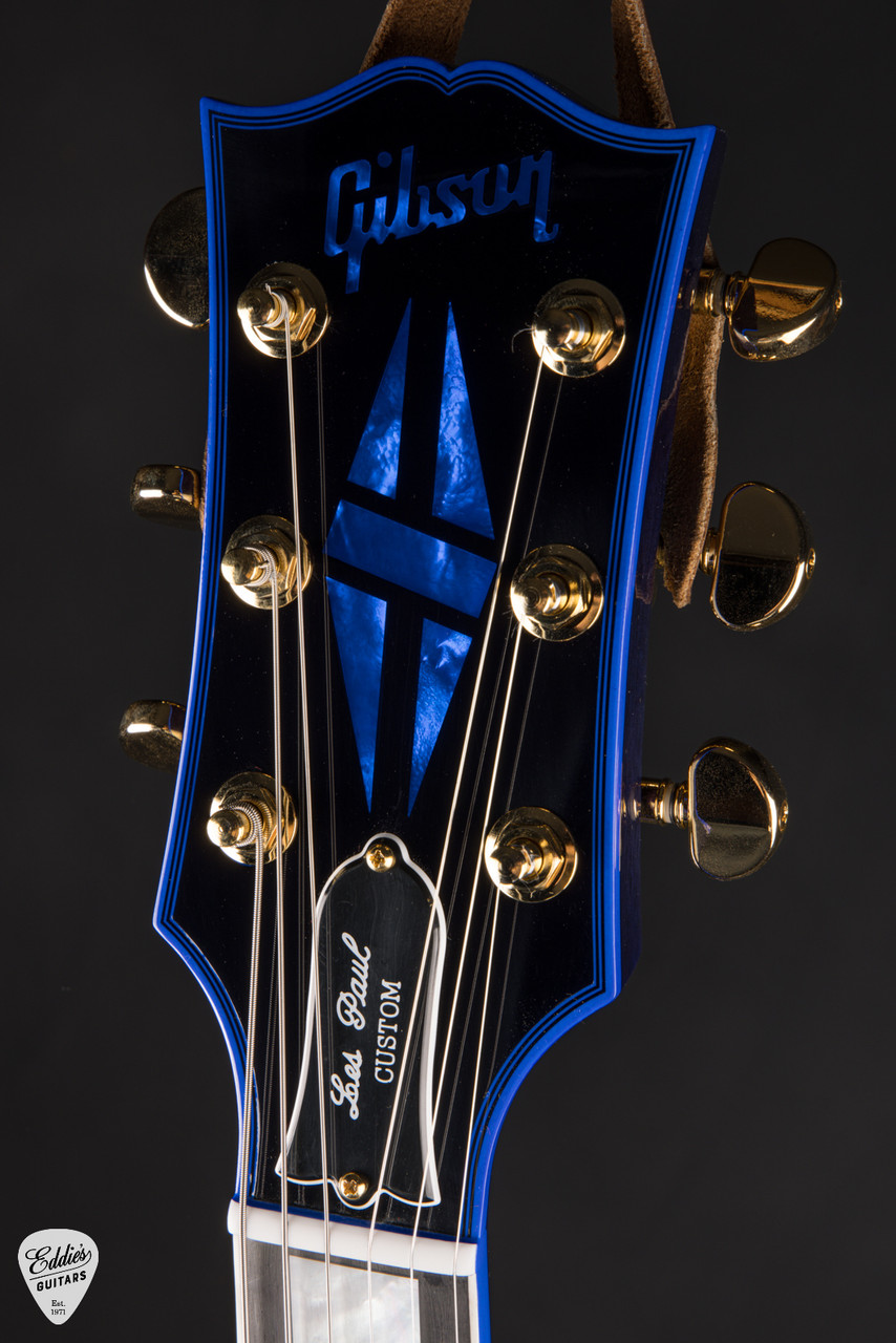 Gibson Custom Shop PSL Les Paul Custom Figured Blue Widow 9.11