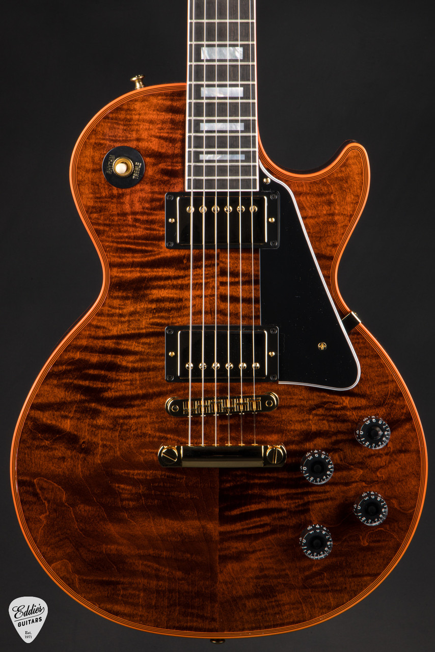 Gibson Custom Shop PSL Les Paul Custom Figured Orange Widow 10.4