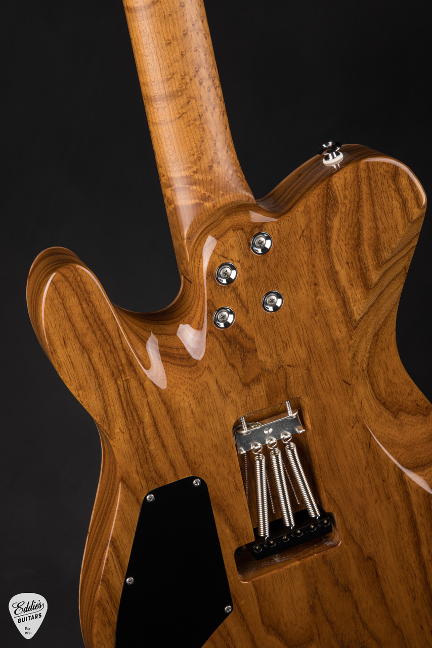 Suhr Modern T - Waterfall Burl Maple & Roasted Swamp Ash - Trans