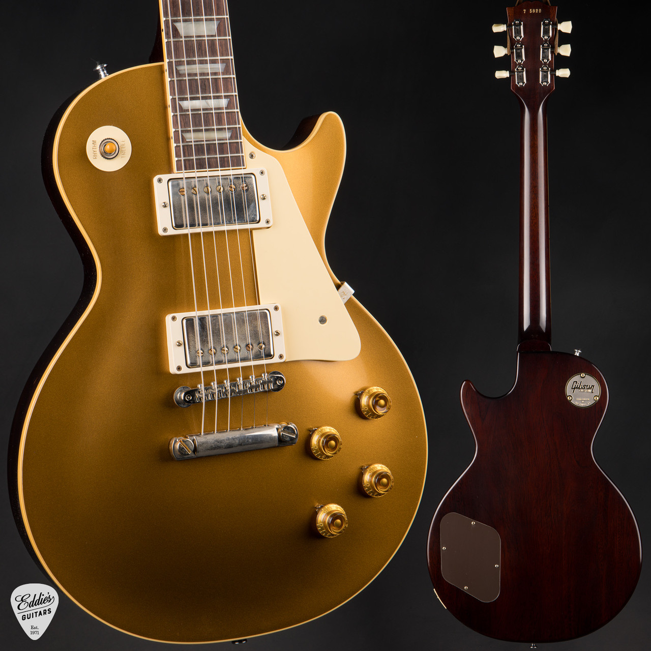 ギター Gibson Custom Shop 1957 LesPaul Gold Top Gibson Custom Shop 1957 Les Paul Goldtop Reissue Dark Back VOS