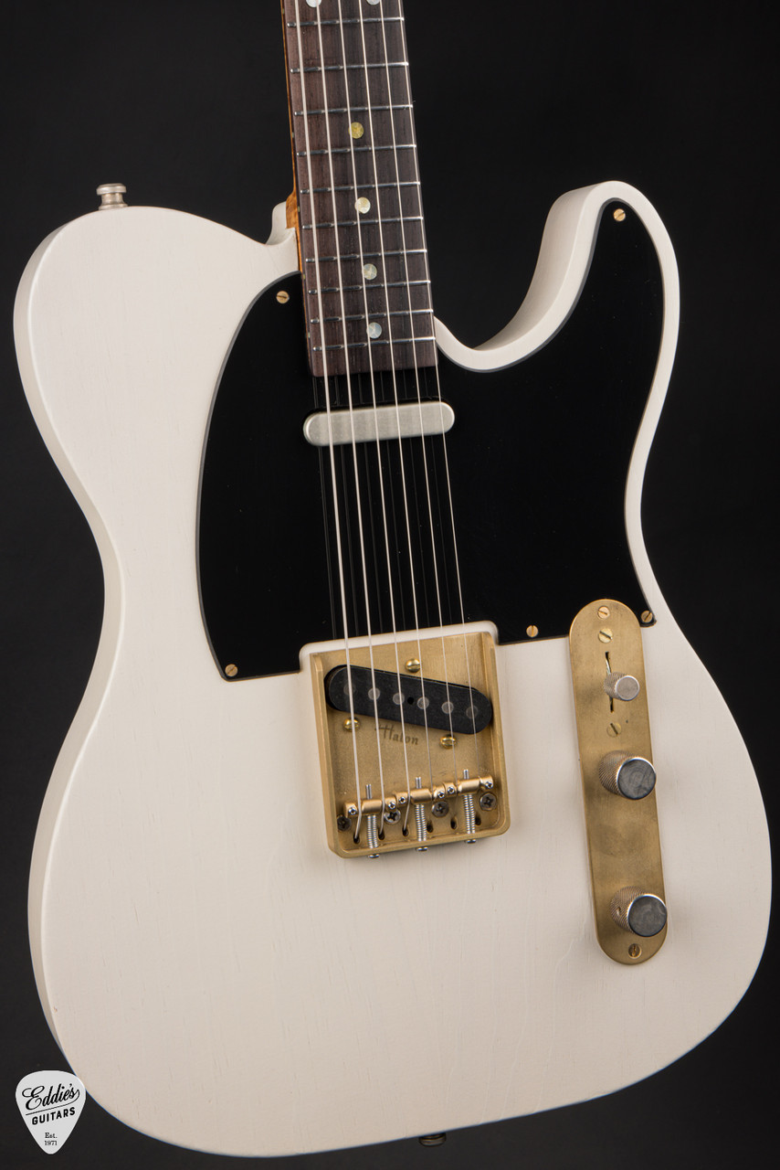 Shock the Fox Fifty8 Five25 - Crackle Satin White - Eddie's Guitars