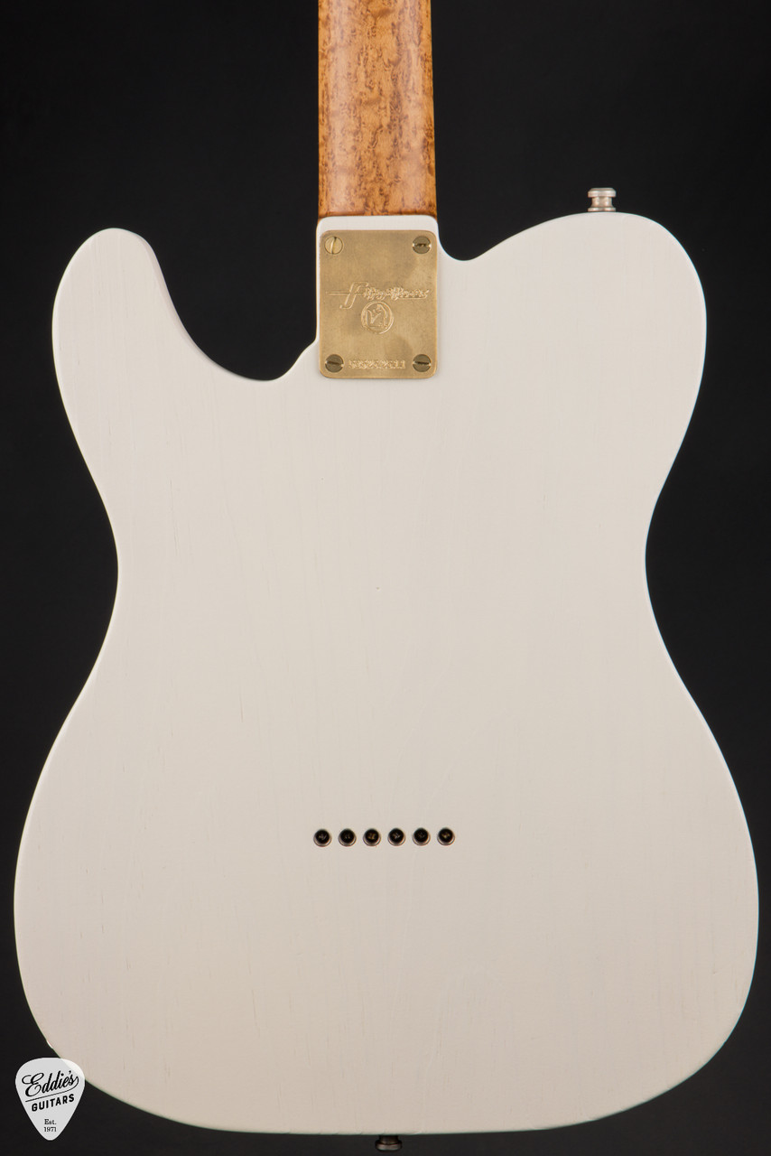 Shock the Fox Fifty8 Five25 - Crackle Satin White - Eddie's Guitars