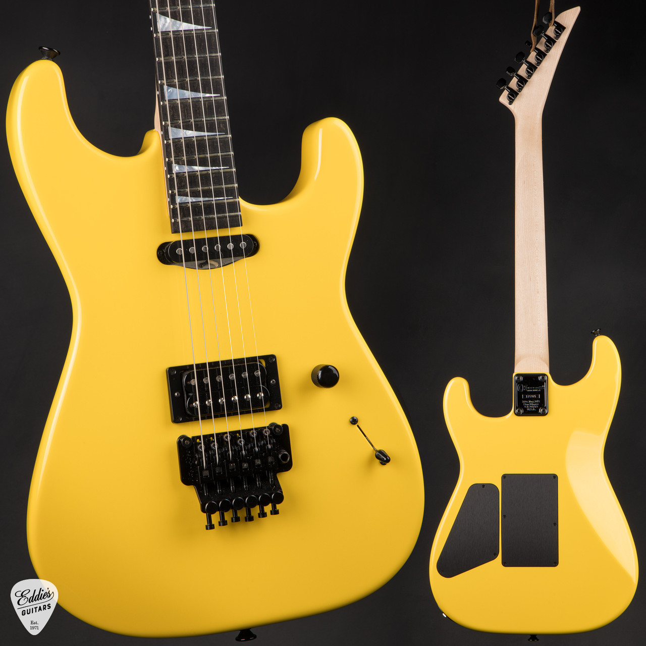 Charvel USA Custom Shop San Dimas HS Floyd Rose - Yellow Pearl