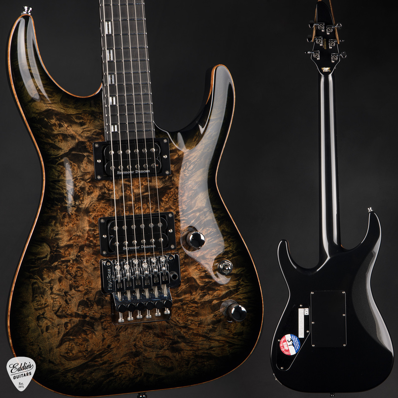 ESP Custom Shop Horizon-CTM - Black Burst - Eddie's Guitars