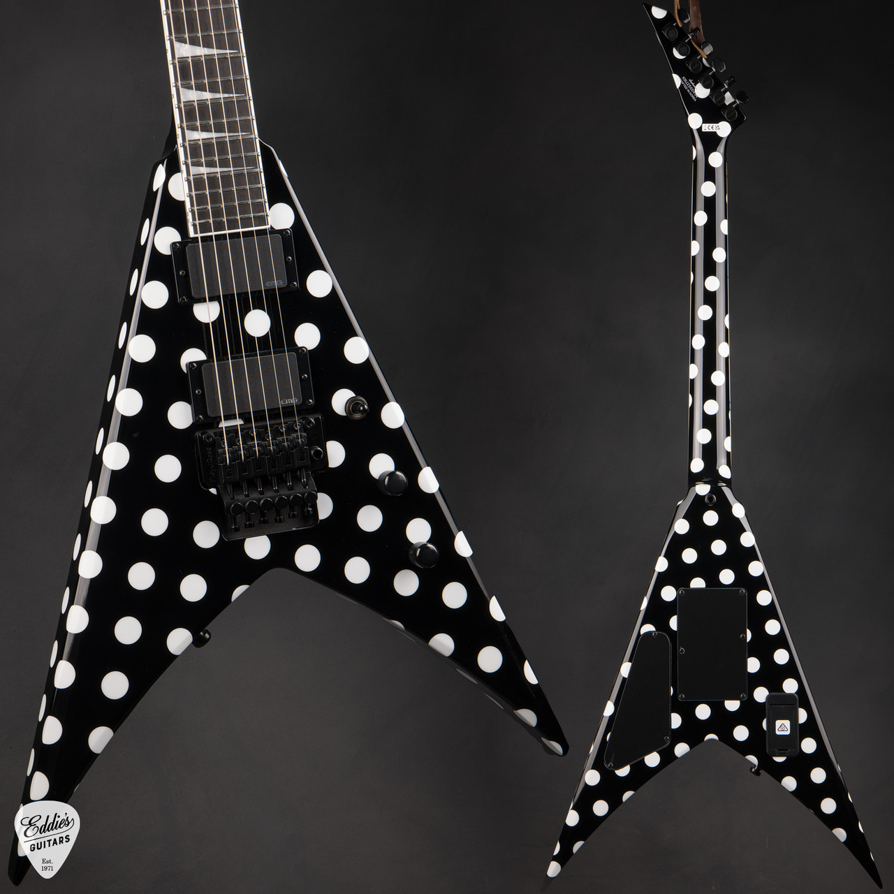 キタキン Jackson Pro Plus Phil Demmel Signature King V - Polka Dot