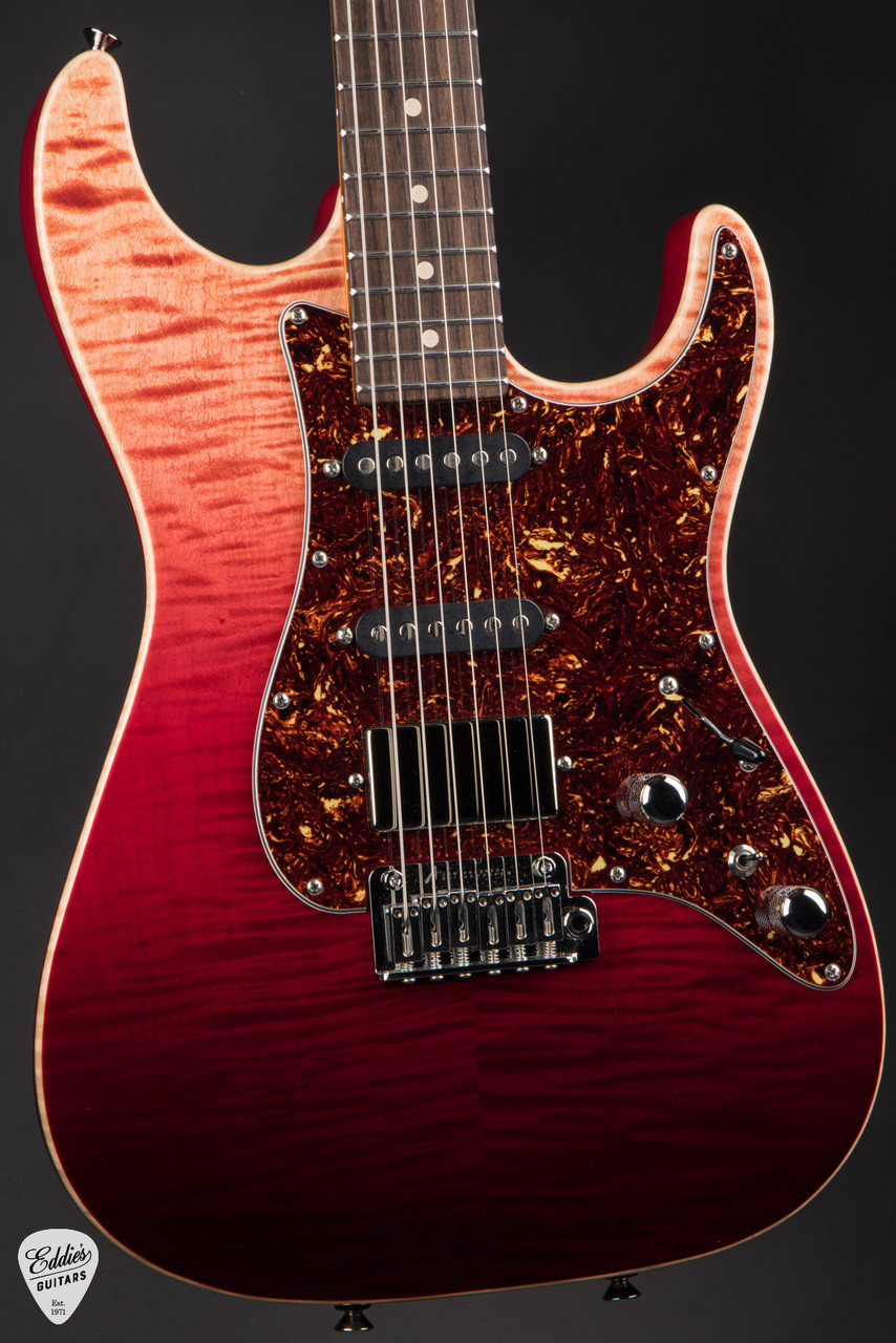Tom Anderson Drop Top Classic - Red Surf - Eddie's Guitars