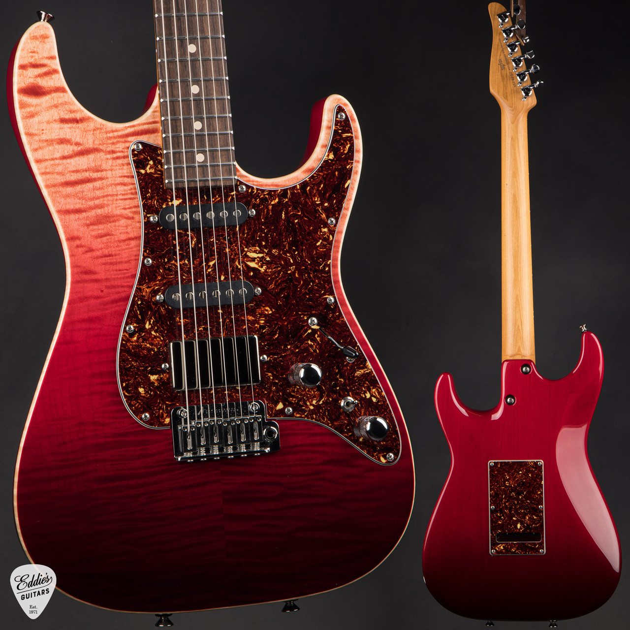 Tom Anderson Drop Top Classic - Red Surf - Eddie's Guitars