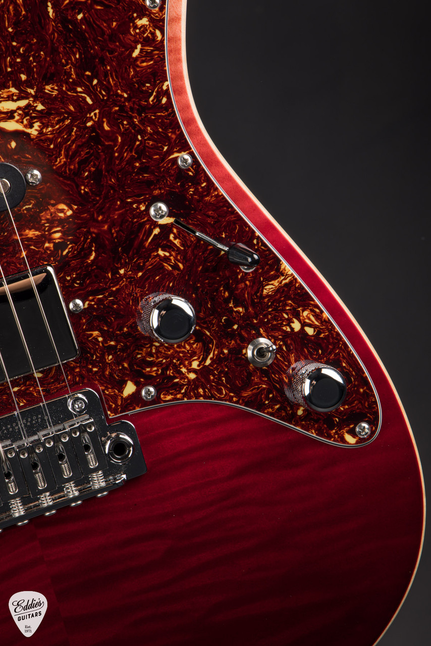 Tom Anderson Drop Top Classic - Red Surf - Eddie's Guitars