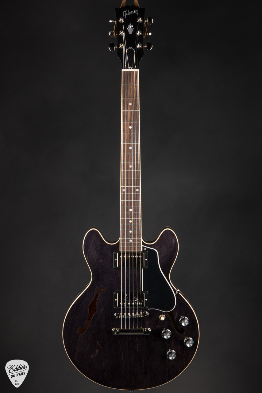 Gibson ES-339 Trans Ebony 6.14 #219250076 - Eddie's Guitars