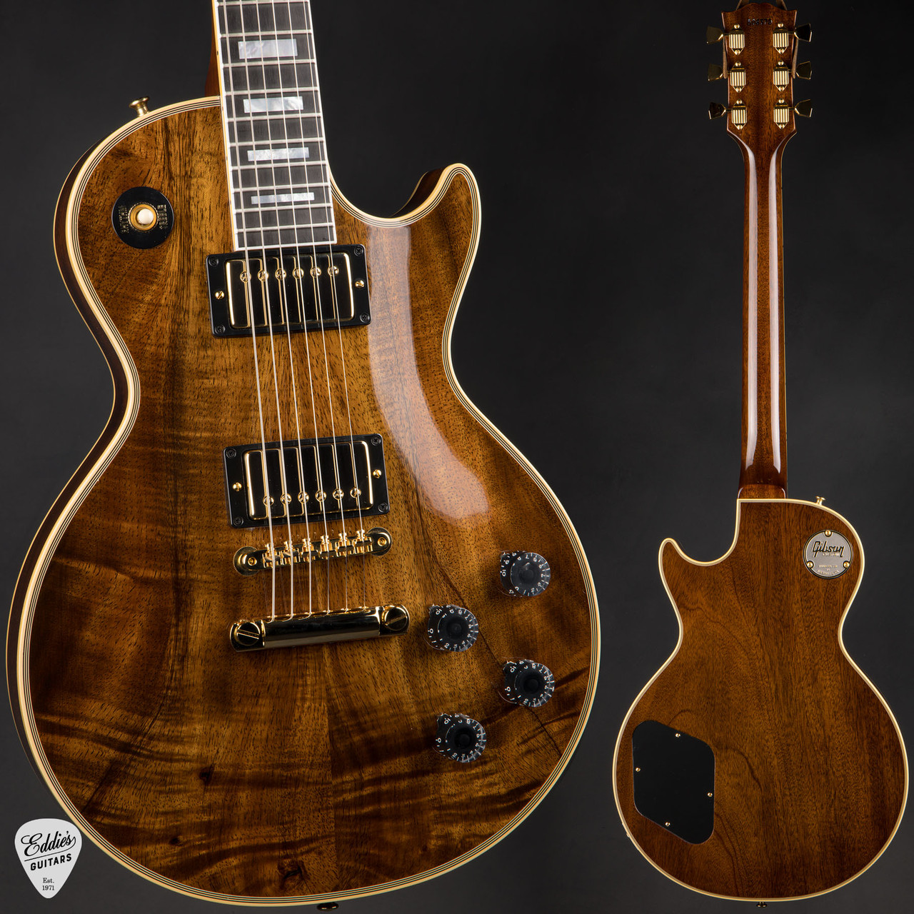 Gibson Custom Shop Made 2 Measure 1968 Les Paul Custom Reissue Koa