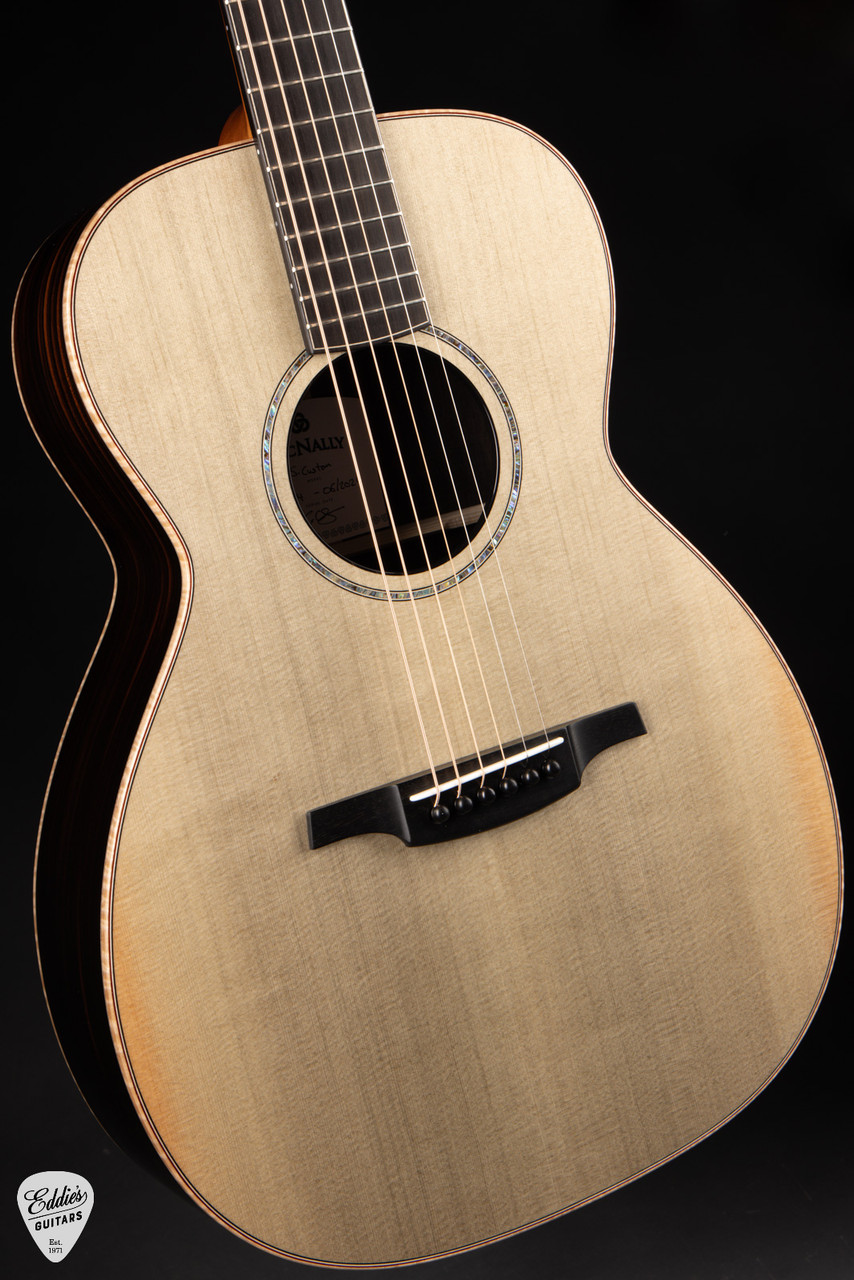 McNally Model S - Ancient Blue Sitka Spruce & African Blackwood