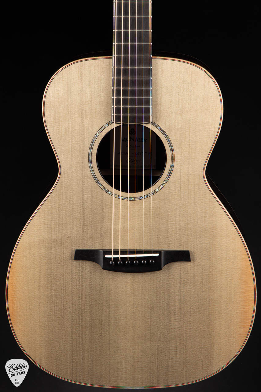 McNally Model S - Ancient Blue Sitka Spruce & African Blackwood