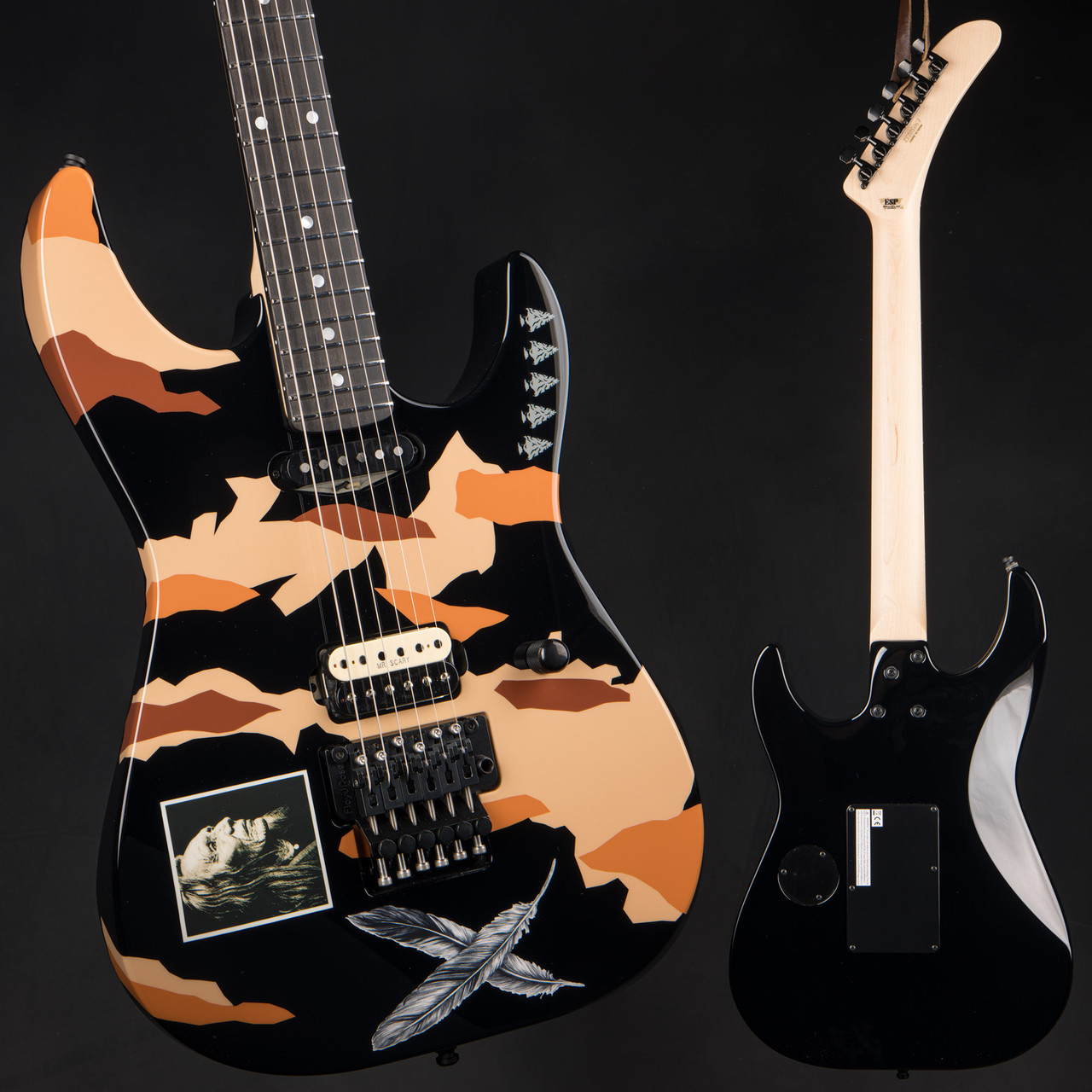 ESP George Lynch Desert Eagle - Black w/ Graphic #E9050252