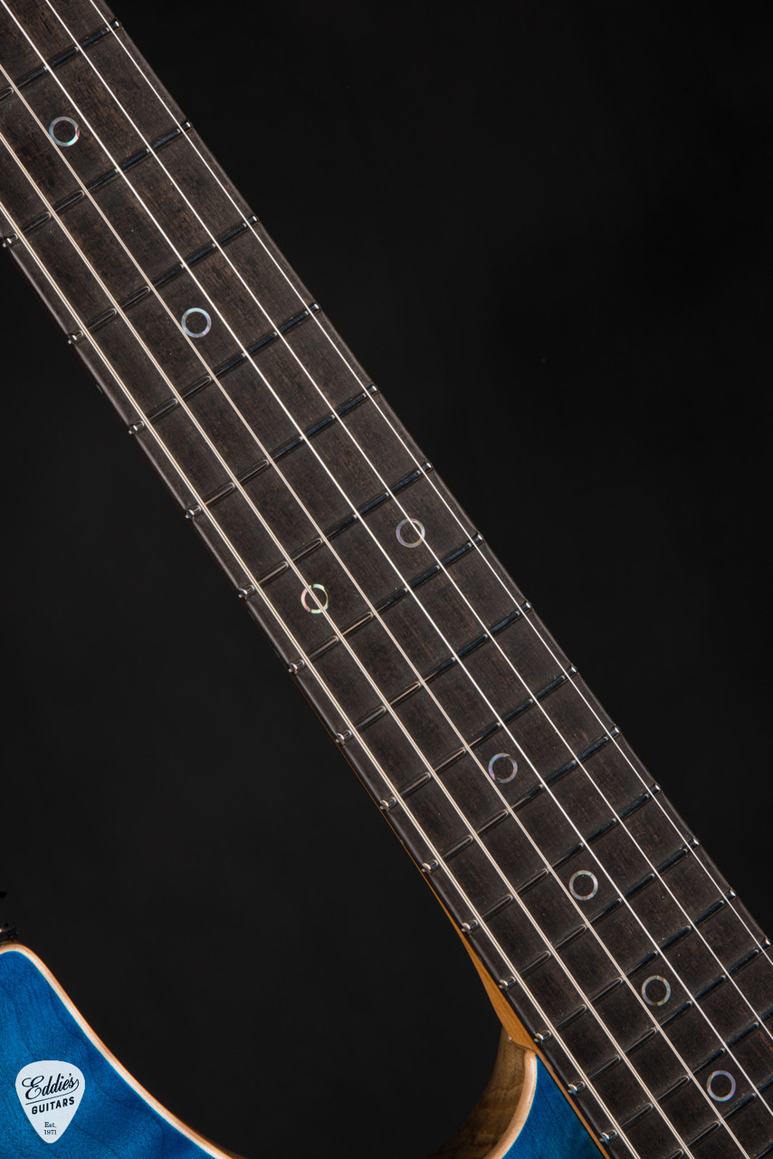 Suhr Modern Quilt Maple & Black Limba - Bahama Blue Burst