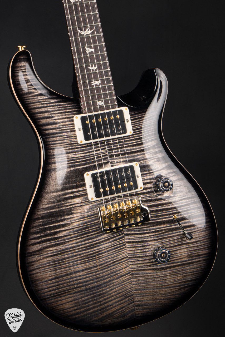 PRS Custom 24 - Charcoal Burst #418914 - Eddie's Guitars