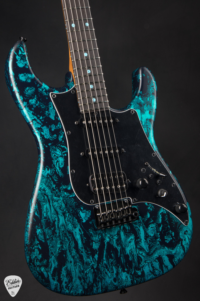 James Tyler Studio Elite HDX - Black Shmear with Turquoise Tint