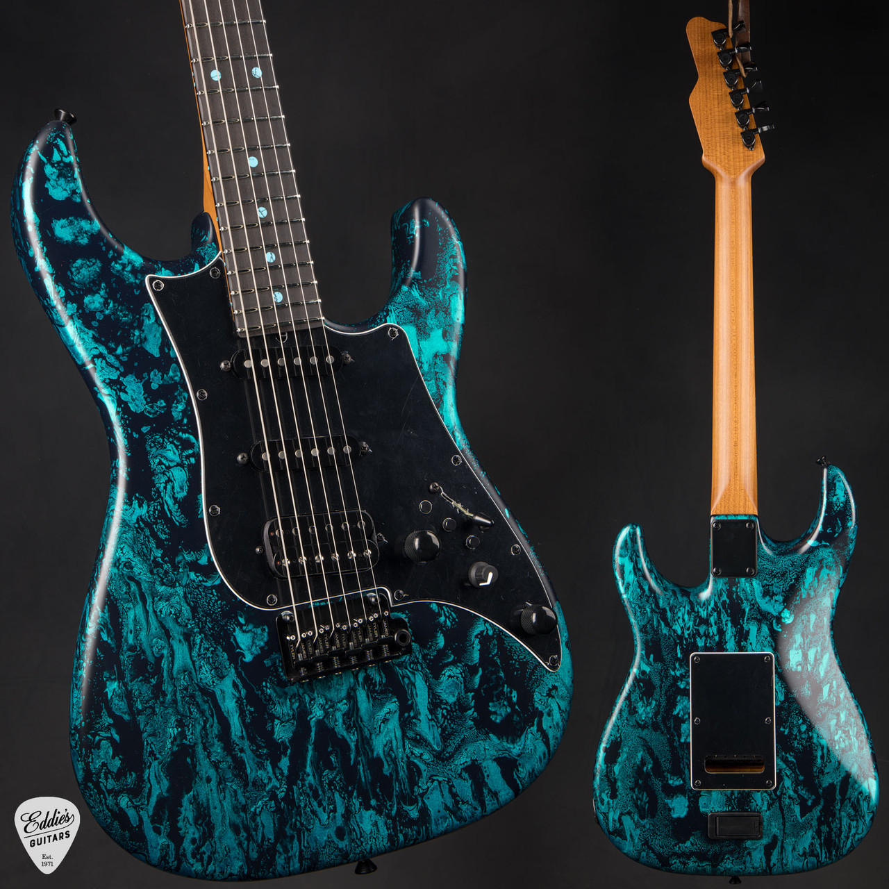 James Tyler Studio Elite HDX - Black Shmear with Turquoise Tint
