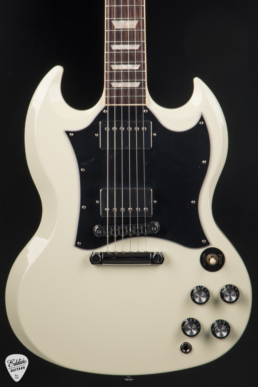 Gibson SG Standard Classic White 6.14 #232450235 - Eddie's Guitars